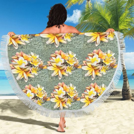 Discover Circular Beach Round Blanket