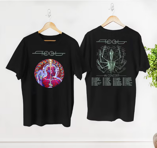 Discover Tool In Concert 2024 Shirt, Tool Band Fan Gift Shirt