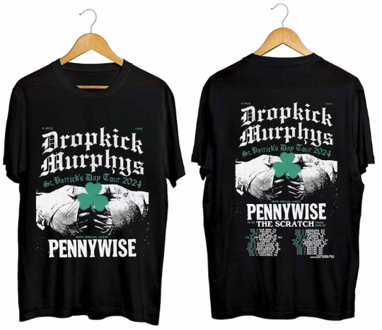 Discover Dropkick Murphys St. Patrick’s Day Tour 2024 Shirt