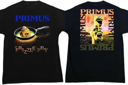Discover Primus 'Frizzle Fry' 1990 Tour T-Shirt