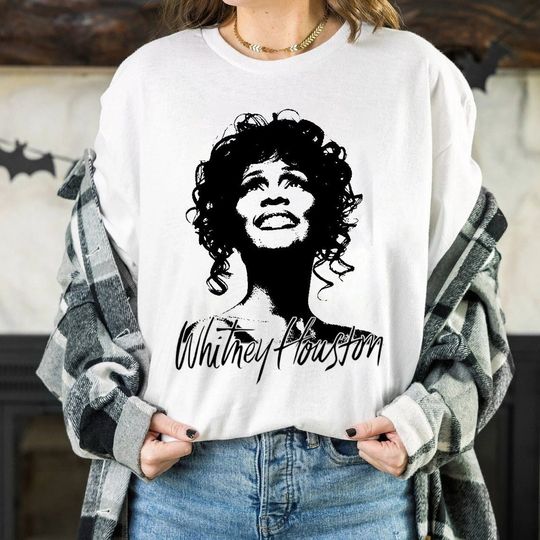 Discover Color Whitney Houston Graphic T-Shirt