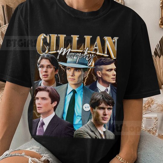 Discover Cillian Murphy Vintage Shirt, Cillian Murphy Graphic T-shirt