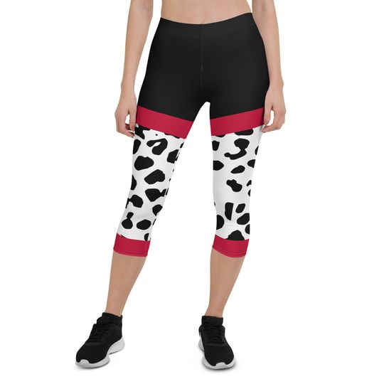 Discover The Puppy Villain Running Costume Capri Leggings