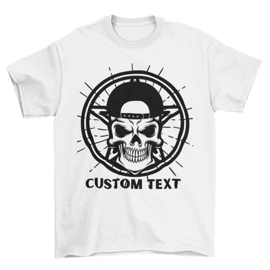 Discover Customized Skull And Pentagram T-Shirt
