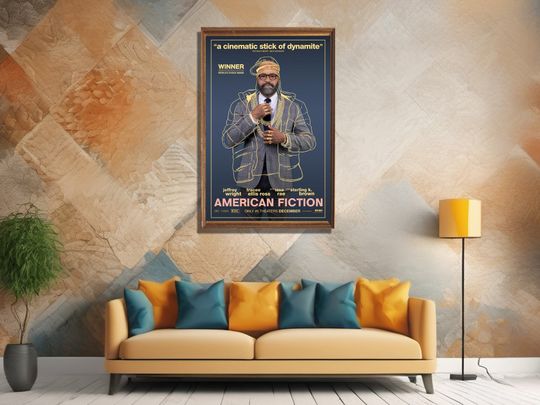 Discover American Fiction Movie Poster, Home Decor