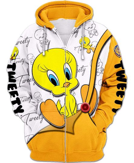 Discover We Are Never Too Old For Tweety Bird Zip Hoodie 3D