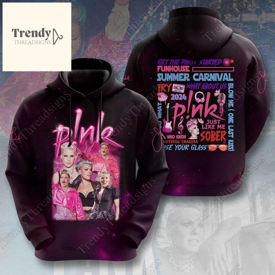 Discover P!nk Music Tour Shirt - Summer 2024 Collection