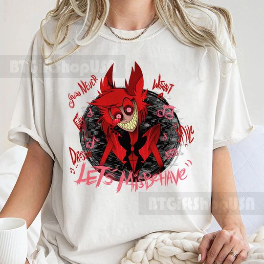 Discover Let's Misbehave Alastor Shirt - Hazbin Hotel Inspired