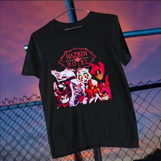 Discover Hazbin Hotel Character Cartoon Tee Shirt, Alastor Hazbin Hotel Shirt