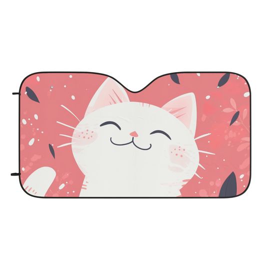 Discover adorable cat- Car sun shade/Car window shade