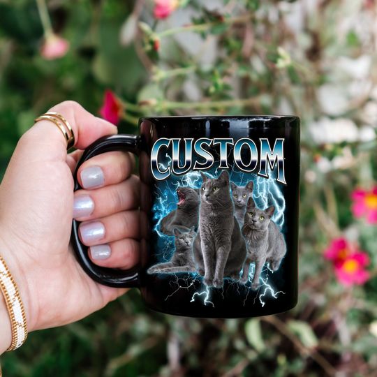 Discover Custom Pet Mug Using Pet Photo + Name Custom Dog Mug Dog Coffee Cup