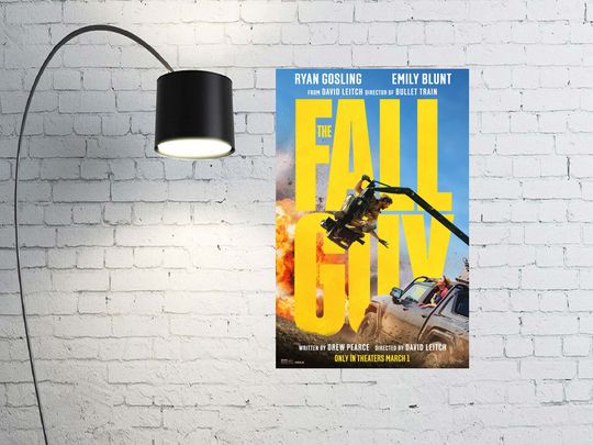 Discover The Fall Guy Movie Poster, Room Decor Wall Art