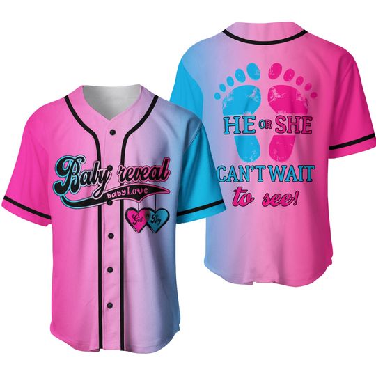 Discover Baby Reveal Baseball Jersey