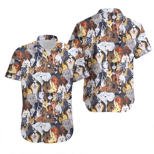 Discover Dogs Hawaiian Shirts