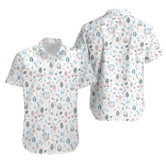 Discover Easter Hawaiian Shirt Easter Bunny Printed
