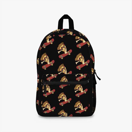 Discover Pizza Skateboarder Backpack