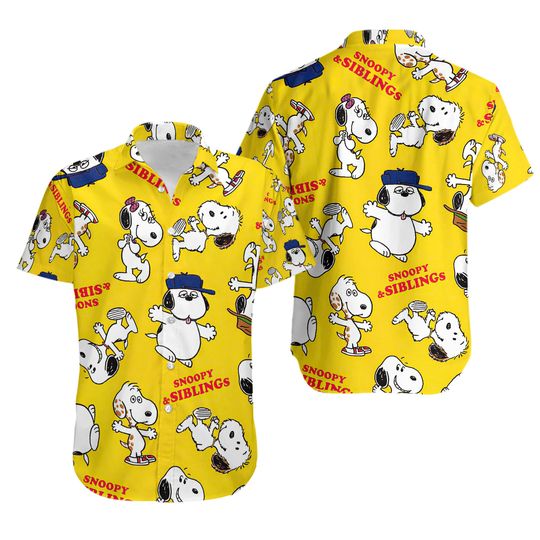 Discover Snoopy Hawaiian Shirt, Snoopy and Siblings Shirts
