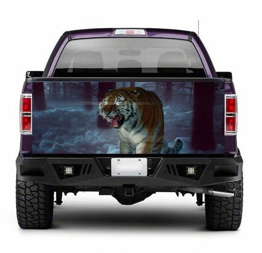 Discover Tiger Truck Bed Decal