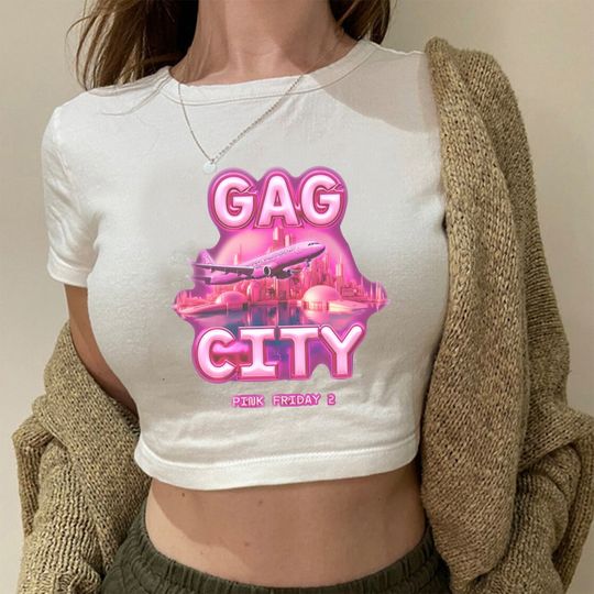 Discover Pink Friday 2 Nicki Minaj 2024 Crop Tshirt