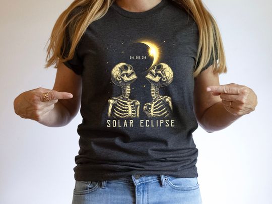 Discover Total Solar Eclipse Twice In A Lifetime 2024 Shirt, April 8 2024 T-Shirt