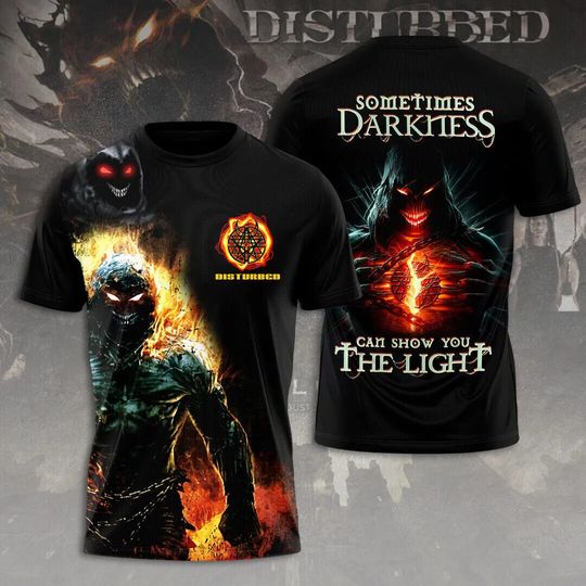Discover Disturbed Music Band 3D T-Shirt, Disturbed Band Fan Gift