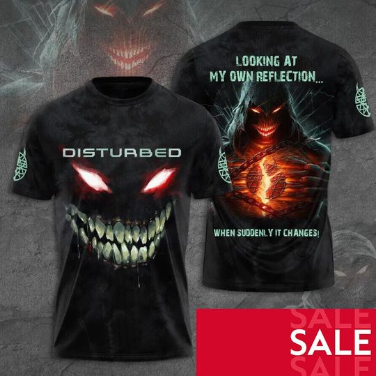Discover Disturbed Music Band 3D T-Shirt, Disturbed Band Fan Gift