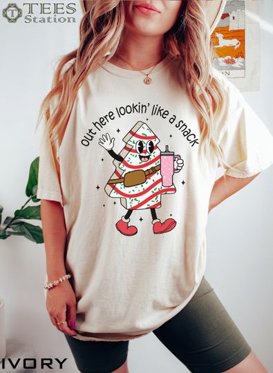 Discover Out Here Lookin Like A Snack Shirt, Little Debbie Christmas
