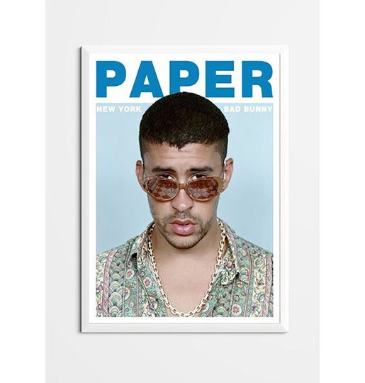 Discover Bad Bunny Magazine Premium Matte Vertical Posters