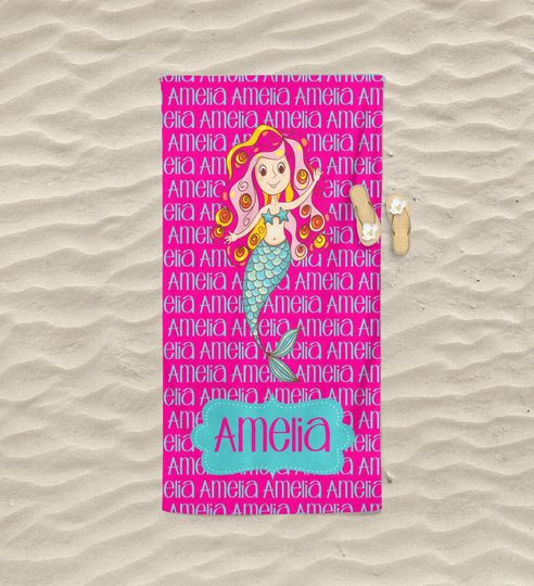 Discover Personalized Monogram Beach Towel