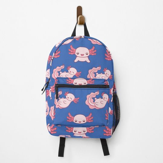Discover Axolotl Seamless Pattern Backpack