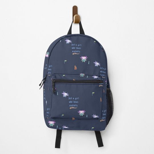 Discover Just a girl who loves axolotls Backpack