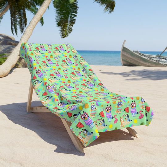 Discover Personalized Beach Pup Beach Towel