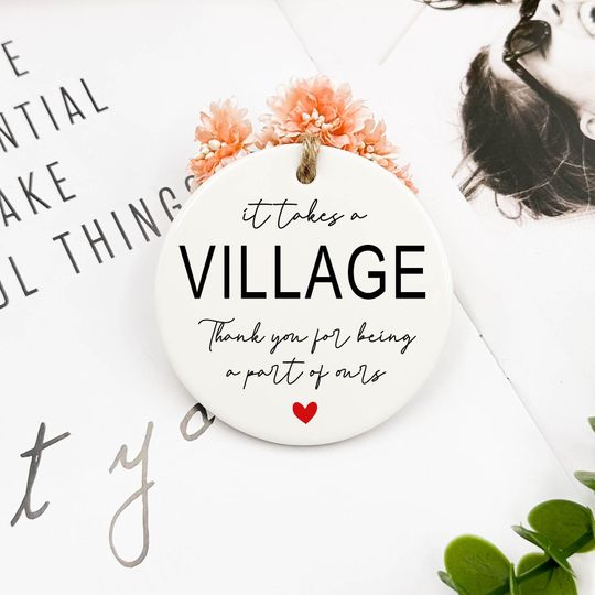 Discover It Takes a Village, Thank You Gift, Child Care Worker Gift, Thank You for Being