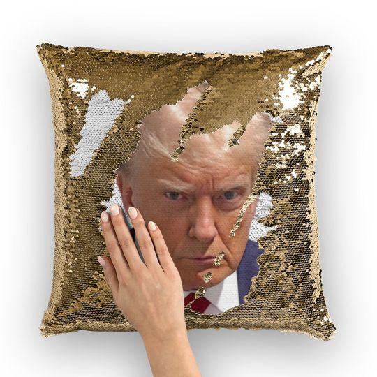 Discover Donald Trump Celebrity Sequin Pillows