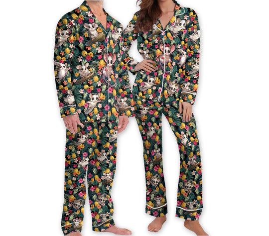 Discover Tropical Sugar Glider Pajamas Sets