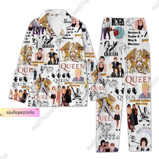 Discover Qu Een Music Lover Pajama Set