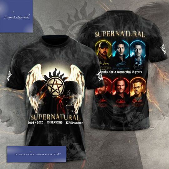 Discover Supernatural  3D Apparels, Supernatural 3D T Shirt