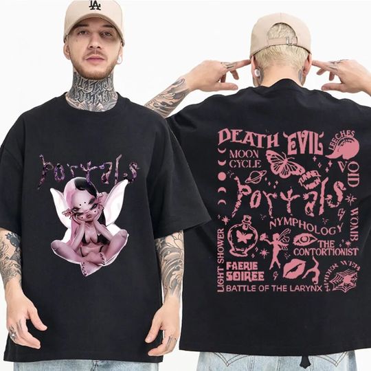 Discover Singer Melanie Martinez Portals Album Print T-shirt
