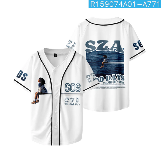 Discover new SZA Snooze Album SOS Tour Baseball Jersey