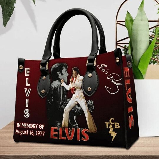 Discover Elvis Presley Leather HandbagVintage Elvis Gift For Fan