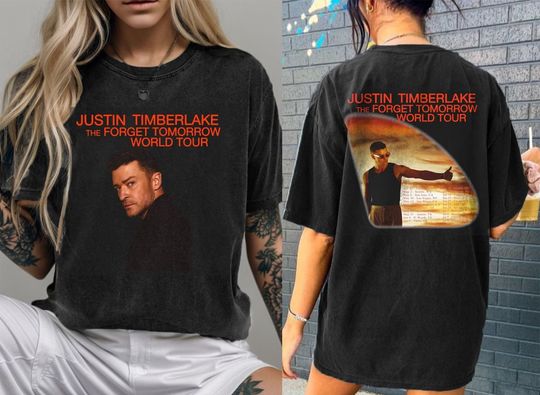 Discover Forget Tomorrow World Tour (Justin Timberlake 2024) Shirt, Justin Timberlake Shirt