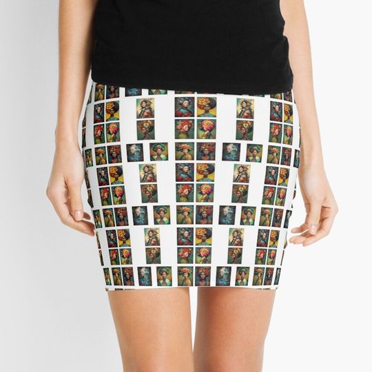 Discover Women's Day Portraits Mini Skirt