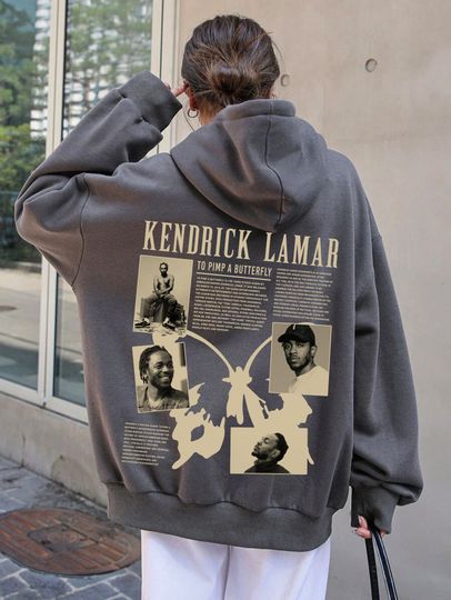 Discover Kendrick Lamar To Pimp A Butterfly Album 90s Rap Music Hoodie