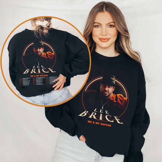Discover Lee Brice Me & My Guitar 2024 Sweatshirt
