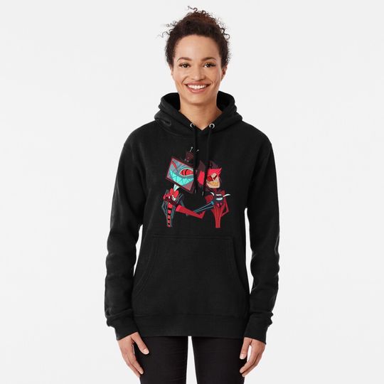 Discover Vox and Alastor - HAZBIN HOTEL Pullover Hoodie