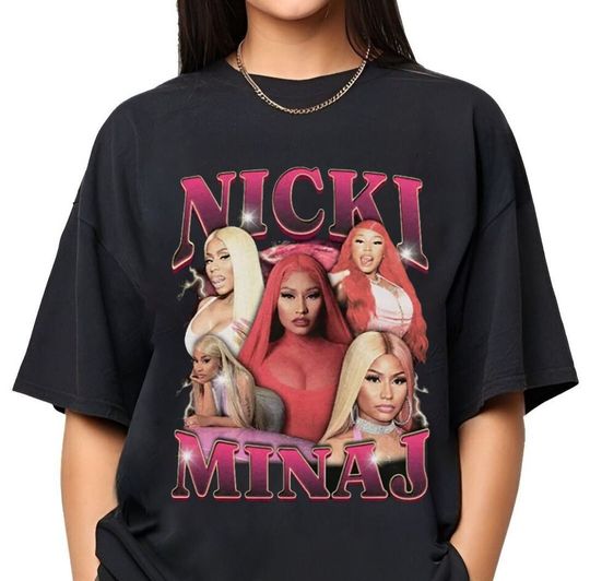 Discover Vintage Nicki Minaj Shirt, Nicki Minaj Tour 2024 Shirt
