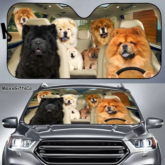 Discover Chow Chow Car Sun Shade for Family