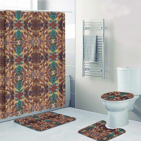 Discover Massac Tile Four-piece Bathroom Set by ArtDoggy