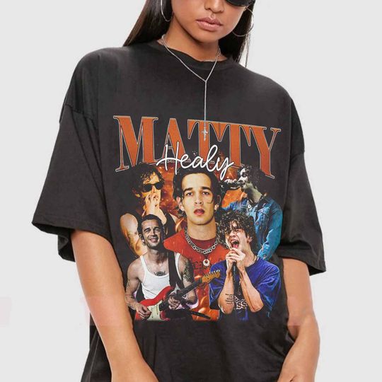 Discover Vintage Matty-Healy 90s Shirt, Matty-Healy Bootleg Tee