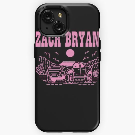 Discover Vintage Music Tour Bryans Country 2024 iPhone Case